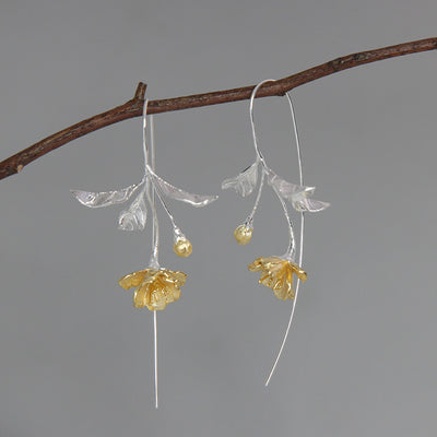 Aretes de Flor de Begonia