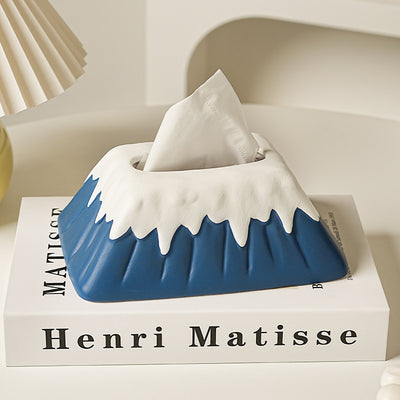 Dispensador de Pañuelos Ceramic Snow Mountain - Image 3