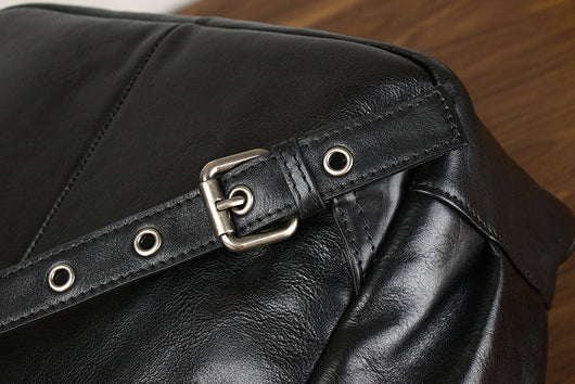 Mochila de Cuero para Negocios - Gran Capacidad, Cómoda y Versátil - Image 8