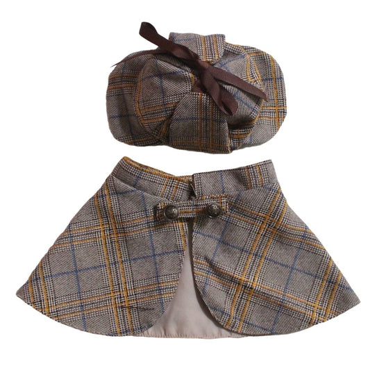 Disfraz de Detective para Mascotas - Capa, Sombrero y Traje Divertido para Gatos y Perros - Image 2