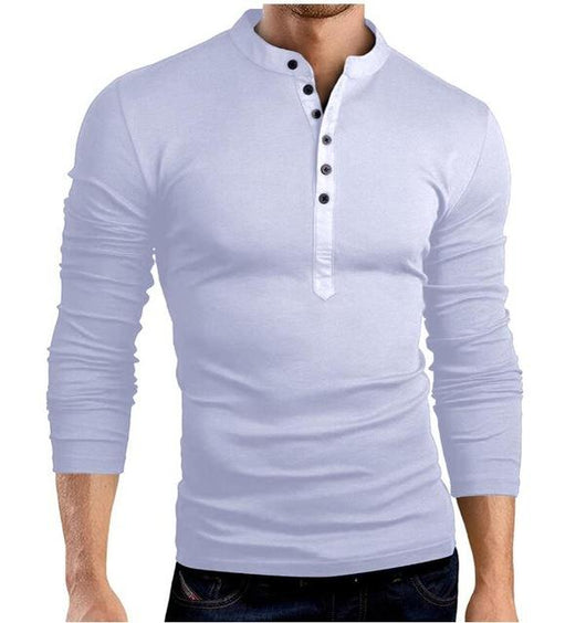 Blusa Slim Cuello en V Profundo Manga Larga Color Sólido - Image 10