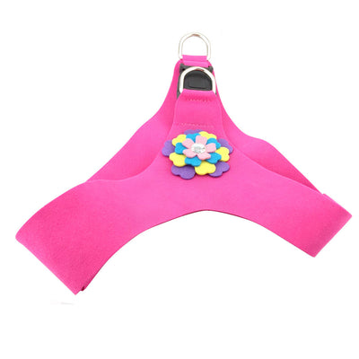Arnés Pectoral para Mascotas con Patrón de Flores de Terciopelo y Cuerda de Tracción - Image 16