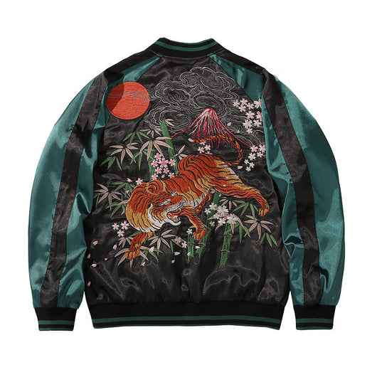 Chaqueta de Otoño Estilo Nacional Chino con Bordado Tiger Mountain - Image 4