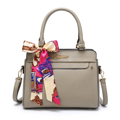 Bolsa Kelly Portátil con Patrón Cruzado para Mujer - Image 7