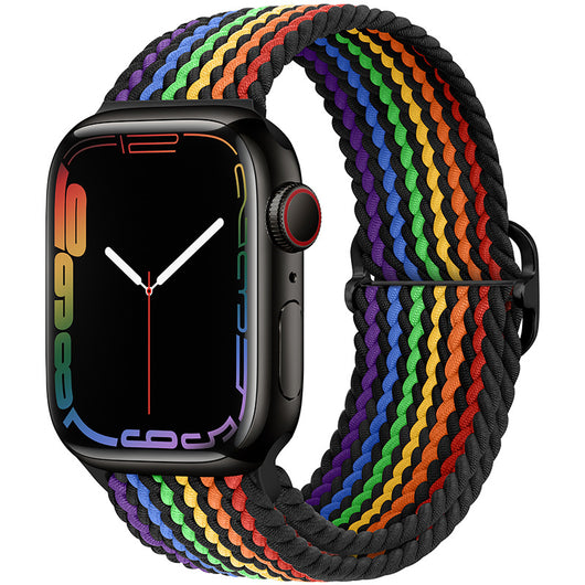 Correa Nylon Trenzada Ajustable para Apple Watch Series 7 - Image 51