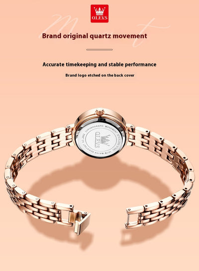 Reloj de Cuarzo Resistente al Agua para Mujer - Diseño Elegante y Simple - Image 15