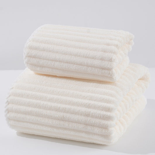 Toalla Facial Extragrande de Terciopelo Coral - Absorbente y Suave - Image 11