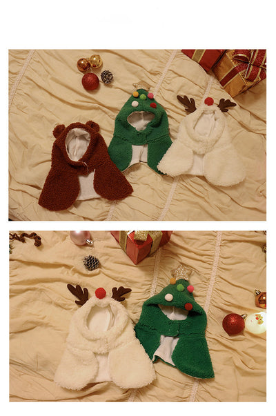 Capa y Gorro Navideño con Astas para Mascotas - Abrigo Cálido Otoño e Invierno - Image 17