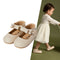 Zapatos de Cuero para Bebé y Niña - Suela Blanda Princesa