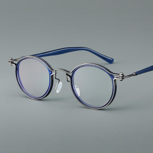 Gafas Retro Versátiles con Montura de Metal TR