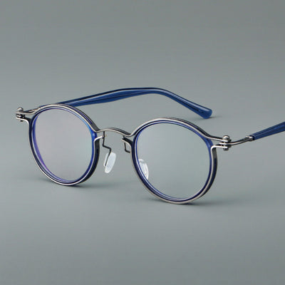 Gafas Retro Versátiles con Montura de Metal TR