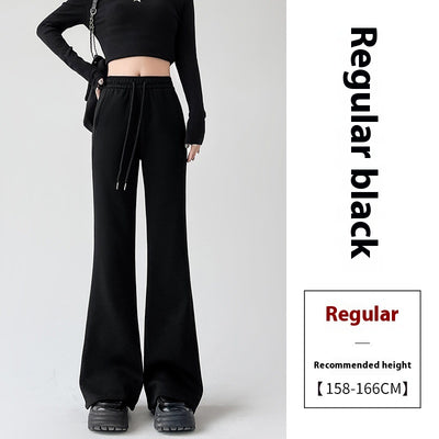 Pantalones Deportivos Acampanados Forrados en Fleece para Mujer - Cintura Alta Reductora - Image 20