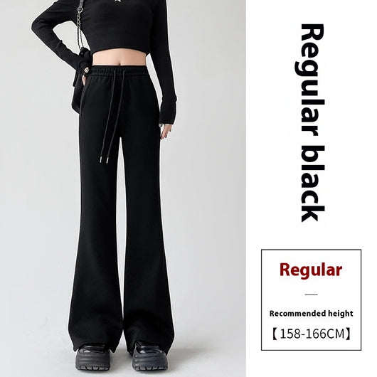 Pantalones Deportivos Acampanados Forrados en Fleece para Mujer - Cintura Alta Reductora - Image 20