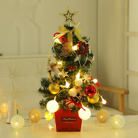Paquete Árbol de Navidad Rojo Dorado - Image 2