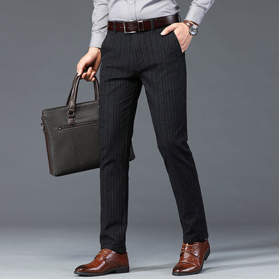 Pantalones Rectos Ejecutivos con Stretch - Comodidad Profesional