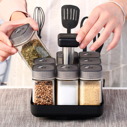 Organizador de Especias y Condimentos en Vidrio - Contenedores de Cocina - Image 11