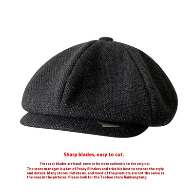 Gorra Octagonal Retro Británica con Visera - Estilo Vintage Yuppie - Image 12