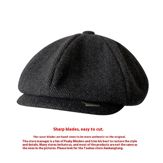 Gorra Octagonal Retro Británica con Visera - Estilo Vintage Yuppie - Image 12