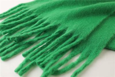Bufanda Larga de Invierno con Borlas - Abrigo Versátil y Cálido - Image 60