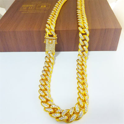 Pulsera Cadena Cubana de Acero Titanio para Hombre - Image 3