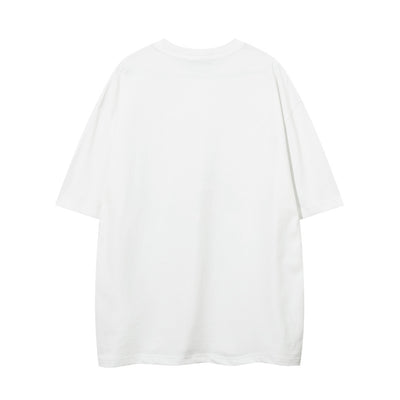 Playera Estampada con Diseño de Ojos Divertidos para Hombre - Corte Holgado - Image 3