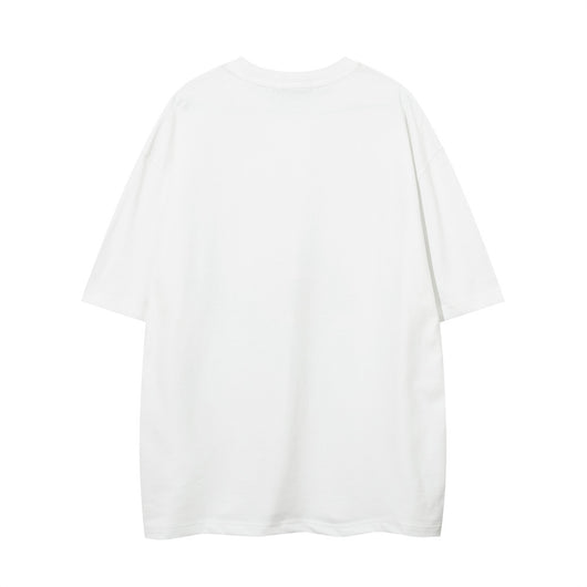 Playera Estampada con Diseño de Ojos Divertidos para Hombre - Corte Holgado - Image 3