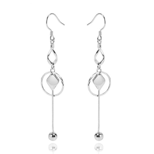 Aretes Borla Temperamento Efecto Cara Delgada Estilo Francés
