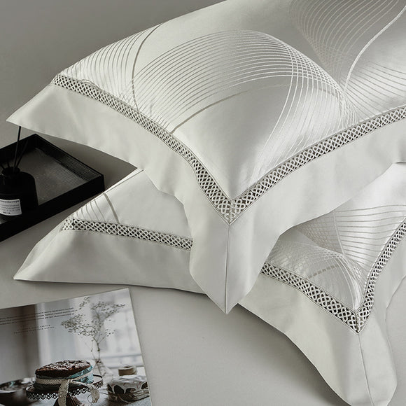 Juego de Cama Jacquard de Precisión Silk Town - 4 Piezas