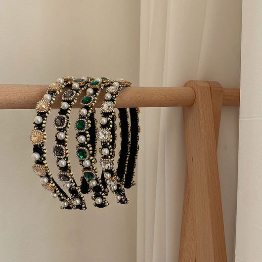 Diadema de Perlas Barrocas con Diamantes y Bordes Finos - Elegancia de Alta Gama - Image 12