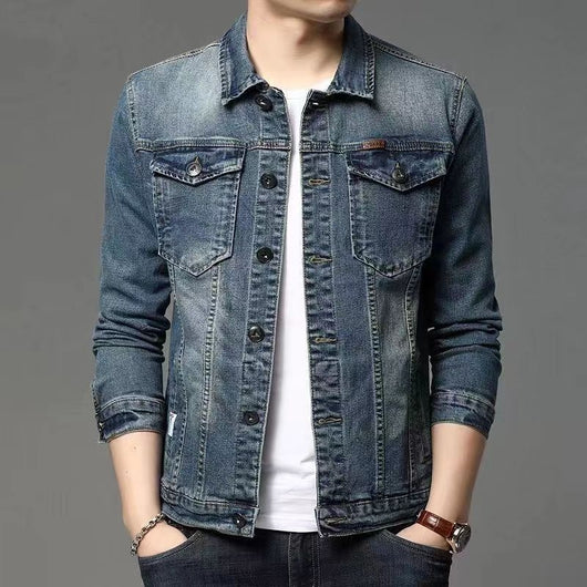 Chaqueta Denim Coreana Slim Fit para Hombre - Image 18