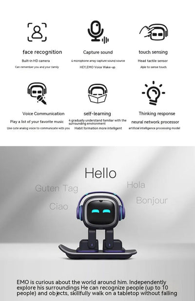 Robot Mascota Inteligente con Reconocimiento de Voz y Emociones IA - Image 15