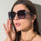 Men's Retro Square Oversized Sunglasses - 2024 Trend