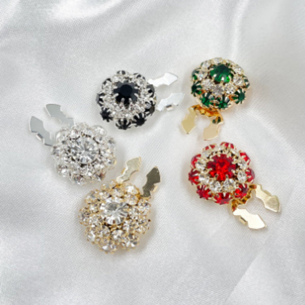 Botones de Joyería con Diamantes para Accesorios de Ropa