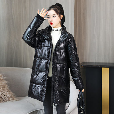 Chaqueta Acolchada Suelta de Algodón Talla Grande Estilo Coreano - Image 12