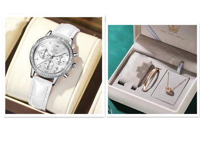 Reloj Cuarzo para Mujer con Diamantes y Funciones Cronómetro - Image 12