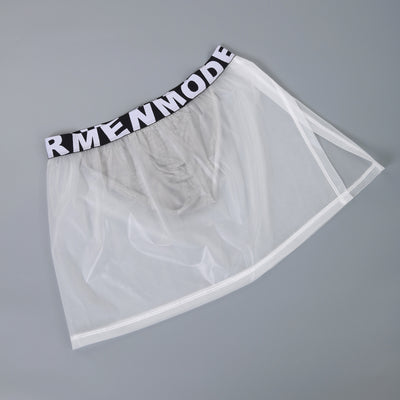 Pantalón Minifalda PVC Transparente para Hombre con Laterales Abiertos - Image 22