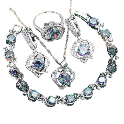 Conjunto de Joyería Elegante: Anillo, Collar, Aretes y Pulsera - Image 5