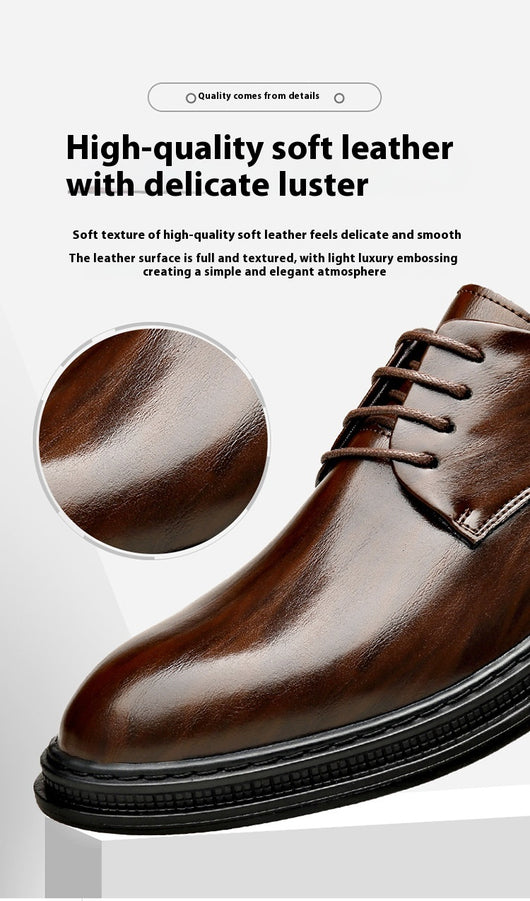 Zapatos de Cuero para Hombre - Elegancia Formal para Bodas y Eventos - Image 16