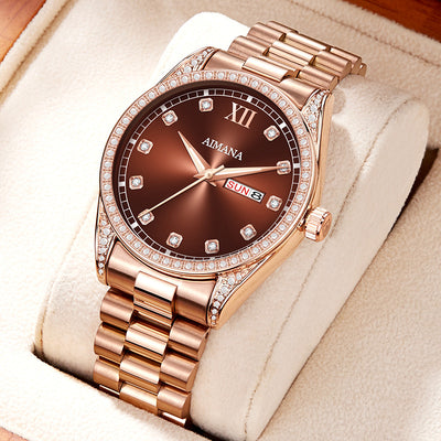 Reloj de Mujer Diamond Disc Cuarzo Serie Log - Image 10