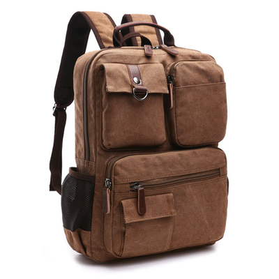 Mochila Universitaria Canvas 15 Pulgadas - Bolsa Laptop Resistente para Estudiantes - Image 12