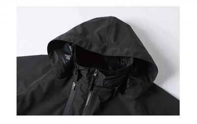 Chaqueta Impermeable Sellada para Hombre con Capucha - Abrigo de Trabajo Profesional - Image 4