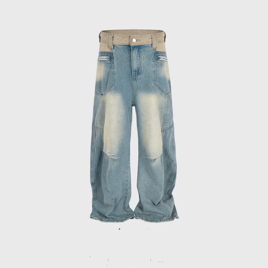 Jeans Desgastados con Diseño Lavado para Hombre y Mujer