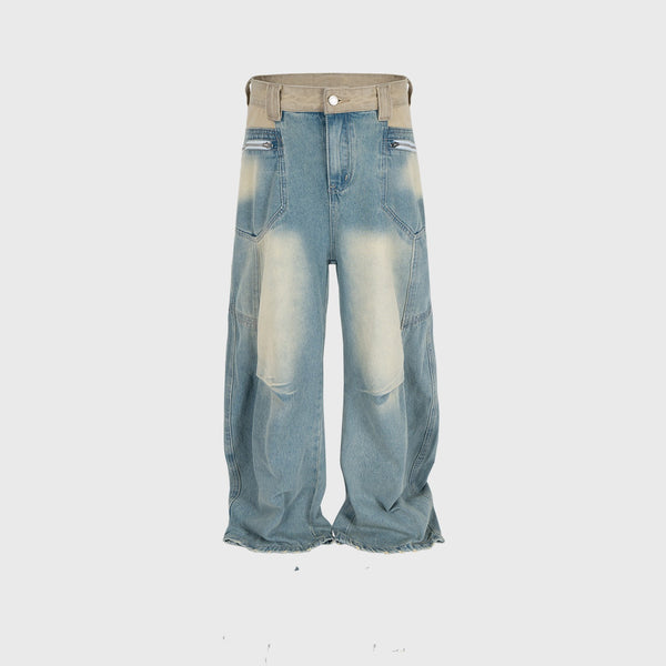 Jeans Desgastados con Diseño Lavado para Hombre y Mujer
