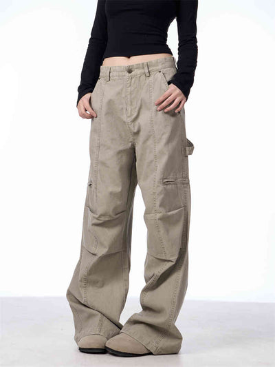 Pantalones Cargo Retro Maillard Lavado Primavera - Image 5