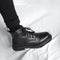 Botas Martin de Cuero Negro para Hombre - Estilo Alto
