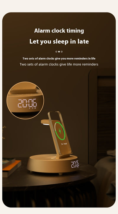 Reloj Despertador Inteligente con Altavoz Bluetooth y Auriculares Inalámbricos - Image 10