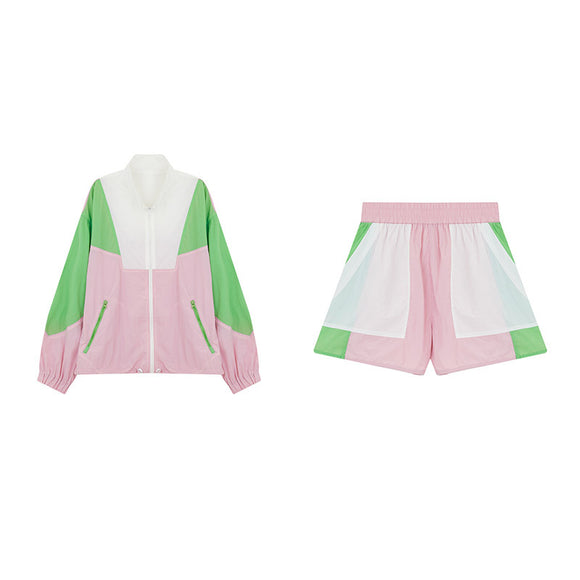 Conjunto de Shorts Casual Estilo Urbano - Dos Piezas Rejuvenecedor