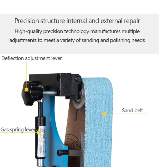 Lijadora de Banda Vertical Eléctrica para Afilado y Pulido Profesional - Image 10