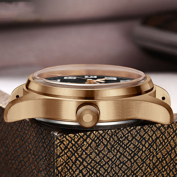 Reloj Automático Mecánico para Hombre en Bronce