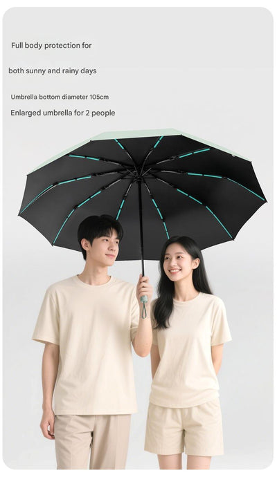 Paraguas Automático Plegable Grande - Protección Dual Sol y Lluvia - Image 15